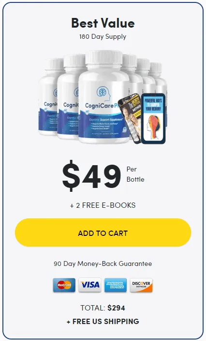 Order CogniCare Pro 6 bottles
