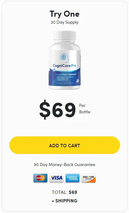 Order CogniCare Pro 1 bottle